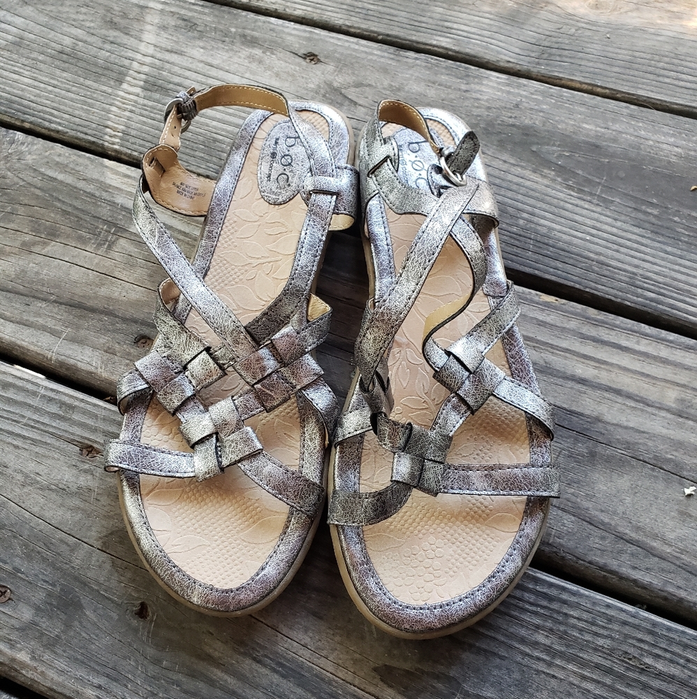 Boc Born Concept Silver Metallic Ankle Strap